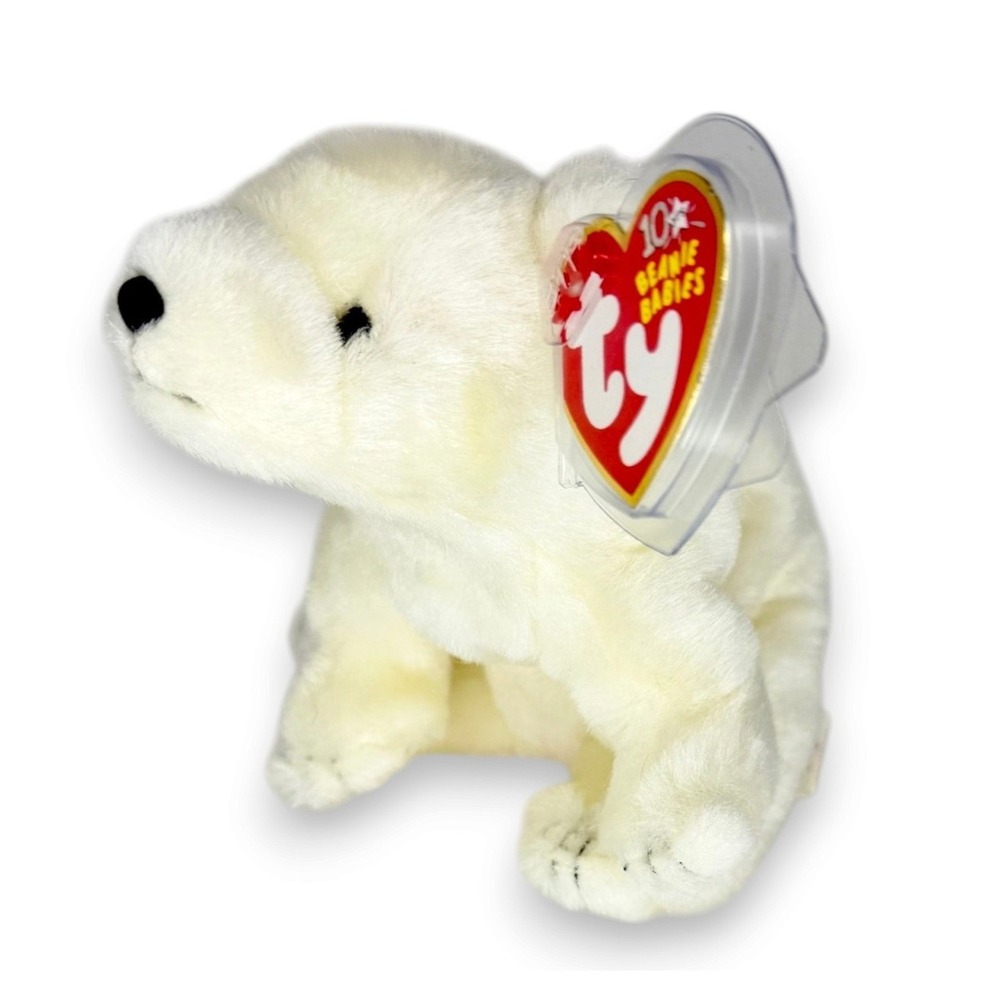 Fridge the Polar Bear | Arctic Snow Cub | Mint Heart Tag TY Beanie Baby